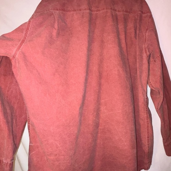 RedHead Men's Casual Button Down Shirt - Rust Red - Picture 3 of 10